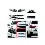 Beta Moda Hub Oto Dikiz Kanat Monster Pençe Bagaj Sticker Siyah 4 Lü Paket