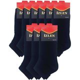 Beta Moda Hub Siyah Erkek Kısa Spor Çorap 9 Çift - 40 - 45