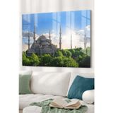 Beta Moda Hub Sultan Ahmet Camii| Dini Temalı Cam Tablo | Modern Dekoratif Cam Tablo | 50X70 Cm