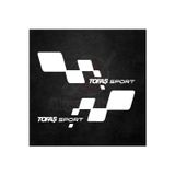 Beta Moda Hub Tofaş Sport Kapı Altı Sag Sol Takım Set Oto Sticker Beyaz 30*11 Cm