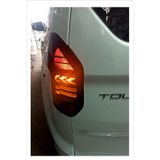 Beta Moda Hub Tourneo Courier İçin Uyumlu Aksesuar Stop Farı Led Görünümlü Oto Sticker Model 2