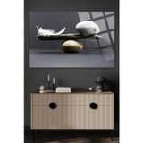 Beta Moda Hub Tüy Ve Taş Terazi 4Mm Lüks Kırılmaz Temperli Yüksek Çözünürlüklü Cam Tablo