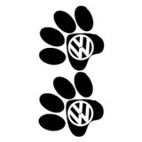 Beta Moda Hub Volkswagen İçin Uyumlu Aksesuar Hayvan Ayak İzi Oto Arkası Sticker 10*10 Cm