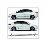 Beta Moda Hub Volkswagen İçin Uyumlu Aksesuar Passat Yan Şerit Oto Ritim Sticker