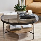 Beta Oslo Modern Tasarımlı Oval Orta Sehpa Siyah Cam Üst Yüzey 85 cm Genişlik 42 cm Yükseklik