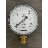 Beta Pazarlama Pakkens 100 mm 0/16 Bar Alttan Bağlantılı Manometre