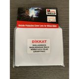 Beta Pazarlama Steel Weld Otomatik Kararan Kaynak Maske Camı Dış Koruyucu 90X115 mm 10 Adet