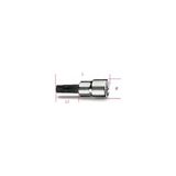 Beta Tools 910PT 50 mm 1/4" Beşköşe Torx Lokma