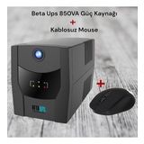 Betaups 850Va Line İnteractive Ups Kesintisiz Güç Kaynağı (7/20 Dak-12V/9Ah*1)