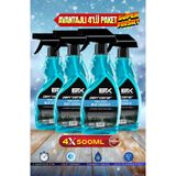 Betax 4 ADET-Süper Etkili Araç Cam Buz Çözücü ve Buzlanma Önleyici Sprey 500 ml x 4 Adet - Avantajlı Paket