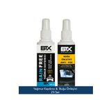 Betax Yağmur Kaydırıcı & Buğu Önleyici Sprey 250 ml (Araç-Kask-Gözlük-Ev-Işyeri Camı) 2'li Set