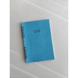Beticraft Çizgili Defter, Okul Defteri, Not Defteri, Spiralli Ajanda Boy, A5 Boy Defter - Mavi