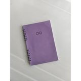 Beticraft Çizgili Defter, Okul Defteri, Not Defteri, Spiralli Ajanda Boy, A5 Boy Defter - Mor