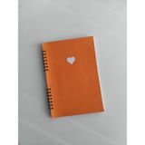 Beticraft Çizgili Defter, Okul Defteri, Not Defteri, Spiralli Ajanda Boy, A5 Boy Defter - Turuncu