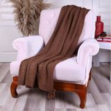 Betires Home Örgü Koltuk Şalı Vizon