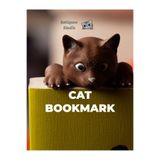 Betispaw Studio Kedili Kitap Ayracı Sevimli 3 Boyutlu Kitap Süsü Hediyelik Sevimli Eşya