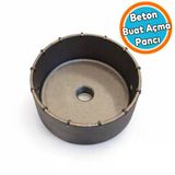 Beton Buat Açma Panç Ucu 120 Mm Profesyonel Beton Delme Ve Kanal Açma İçin Yüksek Dayanımlı Model