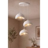 Beton Görünümlü 3 lü Dekoratif Sarkıt Avize 30x22 cm PLA Modern Ev Aydınlatması themreast-3DAVIZEVOLSERI38976552