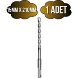 Beton Hilti Ucu Duvar Delme Hilti Delici Matkap Ucu(DELİCİ) - 15mm x 210mm