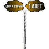 Beton Hilti Ucu Duvar Delme Hilti Delici Matkap Ucu(Delici) - 16mm x 210mm