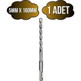 Beton Hilti Ucu Duvar Delme Hilti Delici Matkap Ucu(DELİCİ) - 5mm x 160mm