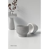 Beton Saksı ve Mumluk Silikon Kalıp -Bowl M2 Mumluk Silikon Kalıp -Beton Mumluk Kalıbı 8 x 10 cm - Beyaz - Adet