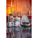 betonmall 11 Parça Mermer Desenli Beton Banyo Seti | Sabunluk, Diş Fırçalık, Çöp Kovası, Klozet Fırçası