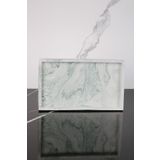 betonmall Mermer Desenli Beton Sunum Tabağı Dekoratif Sunumluk Sunum Tepsisi 15x25 Cm