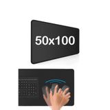 Betora Mouse Pad Siyah 50x100 Cm Mouse Klavye Altlığı Sümen Masa Matı Oyuncu Gamer Mausepad Gaming Aksesuar