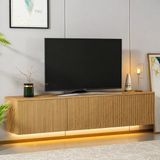 Betroya Vesta Ledli Tv Ünitesi – Işıklı Ledli Kapaklı Tv Ünitesi - Sepet Yunus