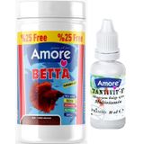 Betta Granulat 125 ml 56 gr Akvaryum Beta Balık Yemi ve Multivitamin