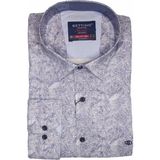 Bettino Erkek Büyük Beden Battal Boy Uzun Kol Klasik Kesim Gömlek - 3XL - Çok Renkli