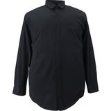 Bettino Erkek Büyük Beden Uzun Kol Klasik Gömlek - Siyah - 3XL