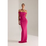 BETTY & SAM VESNA PEMBE ELBİSE