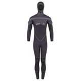BEUCHAT Elbise MED C-ZIP Başlıklı, 8/7 mm Erkek Dalış Elbisesi L