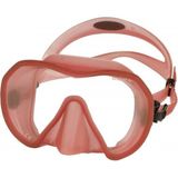 Beuchat Maxlux S Mask Dalış Maskesi Kırmızı Şeffaf - Tek Beden