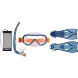 Beuchat Ocea Set Maske Şnorkel Palet Set - Spring Blue - Mavi - 27 - 31