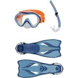 Beuchat Oceo Set Palet - Maske - Şnorkel Seti - Mavi - 42 - 44