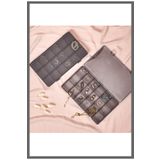 Bev Kitchen 18 Bölmeli Kapaklı Ayarlanabilir Takı Kolye Boncuk İlaç Küpe Yüzük Kutusu Düzenleyici Organizer GRİ