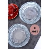 Bev Kitchen 2 Adet Kristal Cam Yuvarlak Güneş Küllük - Kül Tabağı - Kül Tablası