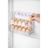 Bev Kitchen 30 Bölmeli Yumurta Kutusu 3 Katlı Yumurtalık Buzdolabı Organizeri Saklama Kabı