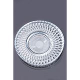 Bev Kitchen 6 Adet Nilüfer Cam Çay Tabağı 12 cm - Şeffaf