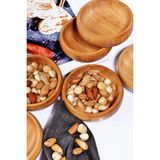 Bev Kitchen 6'lı Bambu Çerezlik 10 cm - Ahşap
