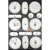 Bev Kitchen Clove 6 Kişilik 29 Parça Porselen Kahvaltı Takımı - renk