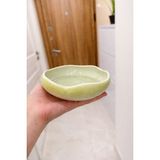 Bev Kitchen El Mini Yapımı Porselen Asimetrik 14 cm Salata Kasesi