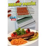 Bev Kitchen Kebapmatik Adana Urfa Kebap Kalıbı Aparatı Pratik Hızlı Kebap Makinesi Kutusu Kebap