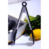 Bev Kitchen Metal Saplı Kilit Sistemli Silikon Maşa Siyah SİYAH