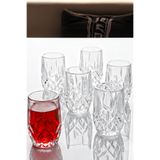 Bev Kitchen Pesca 6 Adet Kristal Kahve Yanı Bardak ve Sunumluk 4 * 4 * 7 cm