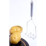 Bev Kitchen Pratik 24 cm Çelik Paslanmaz Patates Ezici Püre Yapıcı - Metal
