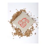 BEVACO Baskılı Kiraz Çekirdeği Isıtıcı Yastık | 20×20 cm | Doğal & Özgün Tasarım | Regl – Bel –Boyun